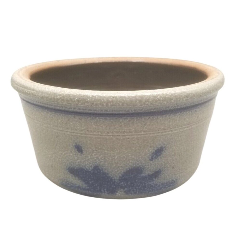 Rowe Pottery Works Salt Glaze Crock Bowl Limited Edition Historical American - Picture 4 of 7